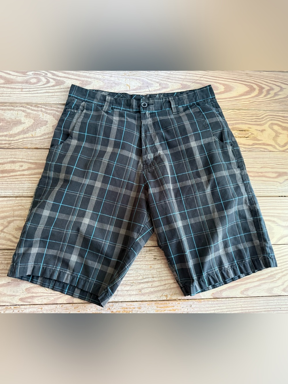 Burnside Men's Plaid Shorts Size 32